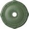 Ekena Millwork Heaton Ceiling Medallion (Canopies up to 6 1/2"), 27 1/2"OD x 3 7/8"ID x 2 1/4"P, Athenian Green CM27HEAGF - alternate 1